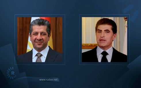 Serok û Serokwezîrê Herêma Kurdistanê pîrozbahî li Kakeyiyan kirin