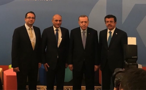 Şandeke hikûmeta herêma Kurdistanê digel Erdoganî civîya
