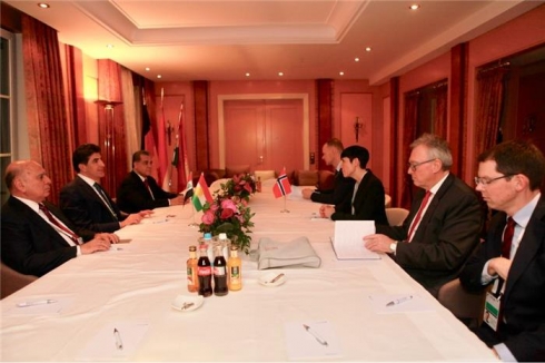 Nêçîrvan Barzanî û Wezîra Derve ya Norvejê pêdagiriyê li ser vegerandina aramiyê ji bo Îraqê dikin