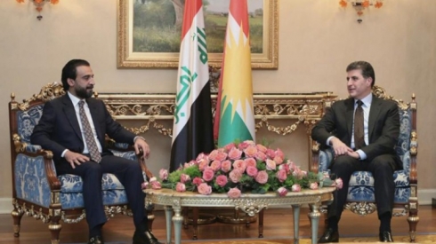 Nêçîrvan Barzanî li gel Mihemed Helbûsî civiya