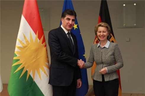 Almanya li ser piştgiriya Pêşmergeyê Kurdistanê berdewam dibe