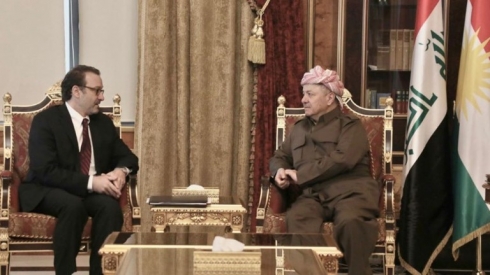 Serok Barzanî li gel alîkarê wezîrê derve yê Amerîkayê civiya