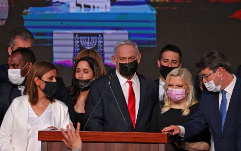 Di hilbijartinên Îsraîlê de Netayahu serkevtina xwe ragihand