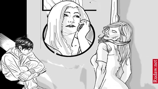 تەلەفۆنی بۆ مێردەكەی كرد و خۆی خنكاند