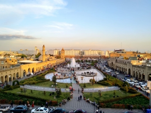 Cihên giştî yên Hewlêrê bi dermanê antî-vîrus tên şûştin