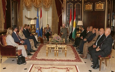 President Barzani Meets with Dutch Minister of Defense‏ 