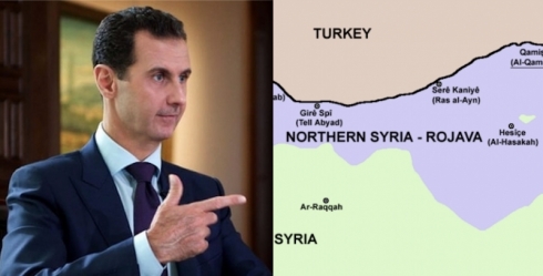 Rêveberiya xweser a Rojavayê Kurdistanê bersiva Beşar Esad da!