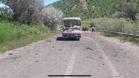 Bombeyeke vedayî bi leşkerên Tirk re teqiya