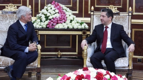 Mesrûr Barzanî û Ramon Blecua behsa têkiliyên navbera Kurdistanê YE kir