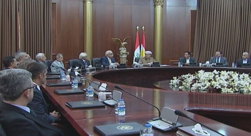 Serok Barzanî li gel Serkirdatiya PDK- Bakûr civiya