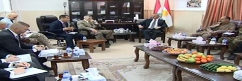 Wezîrê pêşmerge û heyeteke Amerîkayî civiyan