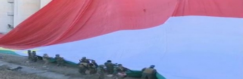 Mezintirîn ala Kurdistanê li Şengalê hat hildan