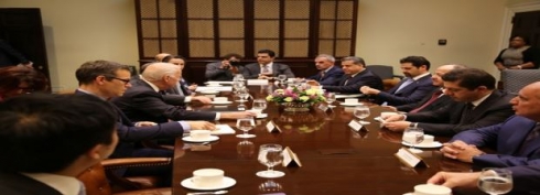 Serok Barzanî û Biden civiyan