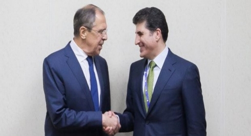 Nêçîrvan Barzanî û Sergey Lavrov li Rûsyayê dicivin