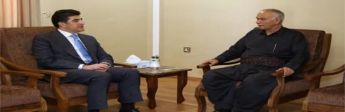 Nêçîrvan Barzanî û Newşîrwan li Silimanî civiyan