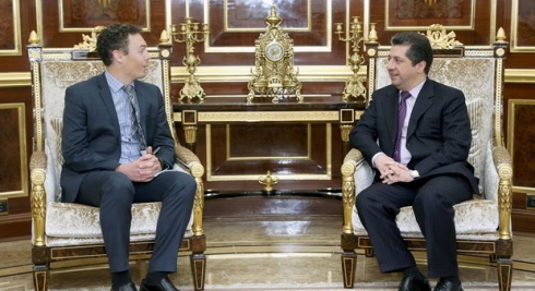 Mesrûr Barzanî û Cîgirê balyozê Avustiralyayê civiyan