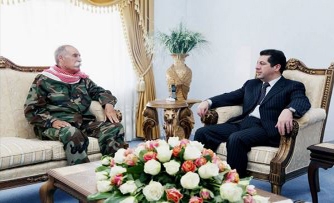 Mesrûr Barzanî li gel Qasim Simêr civiya