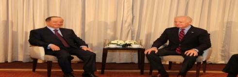 Serok Barzanî û Jeo Biden civiyan