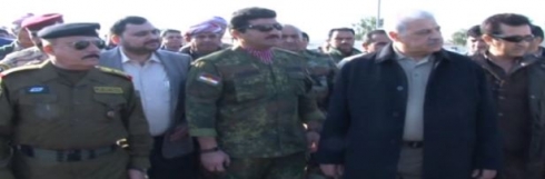 Heyeteke hikûmeta Îraqê serdana mihwera Giwêrê kir