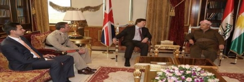 Serok Barzanî û Konsulusê Berîtanyayê civiyan