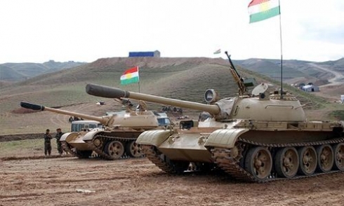 Hêzên pêşmerge bi tundî Mûsil topbaran dikin