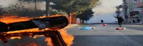 Li Wanê jî pevçûnên navbera leşker û ciwanan destpê kirin