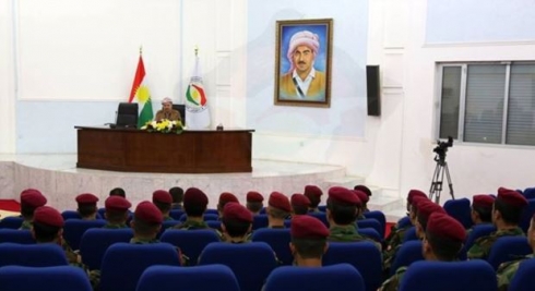 Serok Barzanî destxweşiya hêzên antî terorê kir