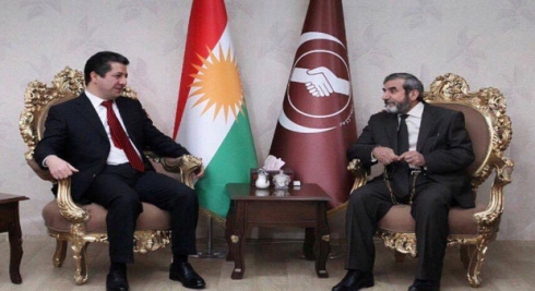 Mesrûr Barzanî serdana mekteb siyasiya YIK kir