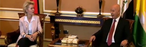 Ursula Gertrud von der Leyen gehêşte Hewlêrê