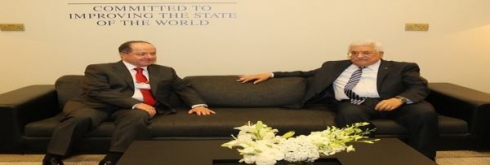 Serok Barzqanî û Mehmûd Ebas civiyan