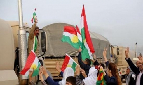 Hêzên pêşmerge ber bi Kobanê ve birê ketin