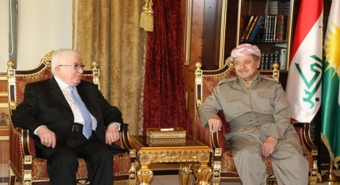 Serok Barzanî û Fûad Mesûm civiyan