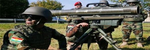 Hêzên pêşmerge çekên giran gehandin ser çemê Firatê