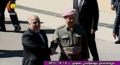 Serokwezîrê Îraqê gehêşte Hewlêrê