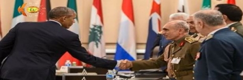 Amerîka bi girîngî li rola hêzên pêşmerge dimizîne