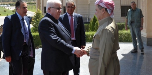 Fûad Masûm pêwendiyê ligel Barzanî dike