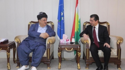 Mesrûr Barzanî li gel Mihemed Hecî Mehmûd civiya