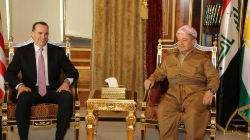 Serok Barzanî û McGurk behsa rewşa siyasiya Îraqê kir