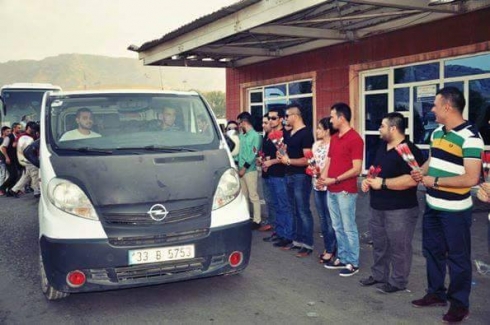 Li Başûr gul ji bo şufêrên bakur hatin pêşkêşkirin