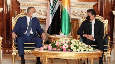 Serokê Herêma Kurdistanê pêşwaziya Mistefa Kazimî kir