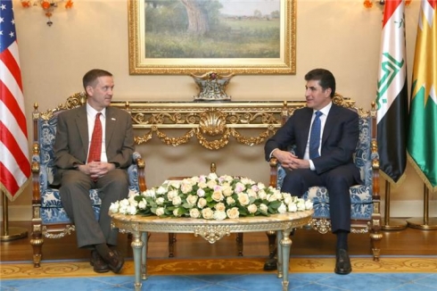 Serokwezîr û şandeyeke balaya Amerîkayê li Hewlêrê dicivin