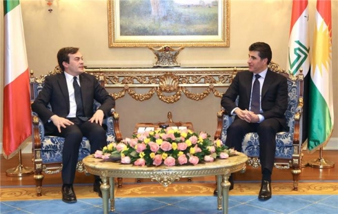 Îtalya li ser alîkarîkirina Herêma Kurdistanê berdewam dibe