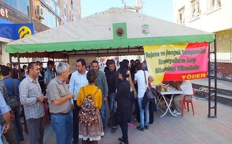 Li Wanê Xwendekaran bo alîkariya Şengal û Rojava şahî lidar xistin