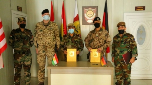 Hêzên Almanî û Pêşmerge rêkeftinek îmze kirin