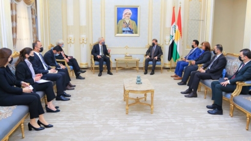 Cîgirê Seroka Parlementoyê li gel şandeke Brîtanî civiya