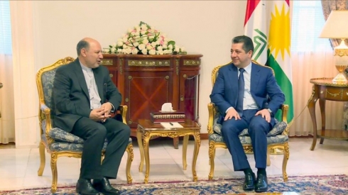 Serokwezîr li gel Konsulusê nû yê Îranê civiya