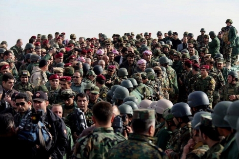 Serokê Herêma Kurdistanê serdana hêzên Pêşmergeyên li sînora rojhilata Dîcle kir