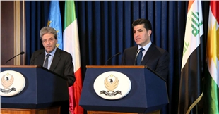 Paolo Gentilonî: Îtalya 280 pisporên serbazî dişîne Kurdistanê