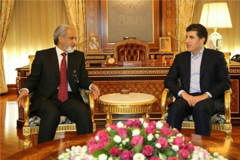 Serokwezîr pêşwaziyê ji Balyozê Kuwêtê dike