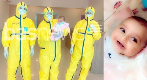 Wêne - Biçûktirîn nexweşa Koronayê li Hewlêrê pitikeke 3 mehî ye